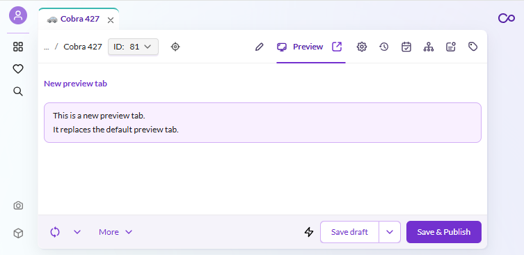 Tab Manager Example